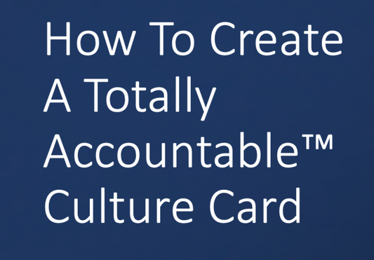 Accountability Card - English